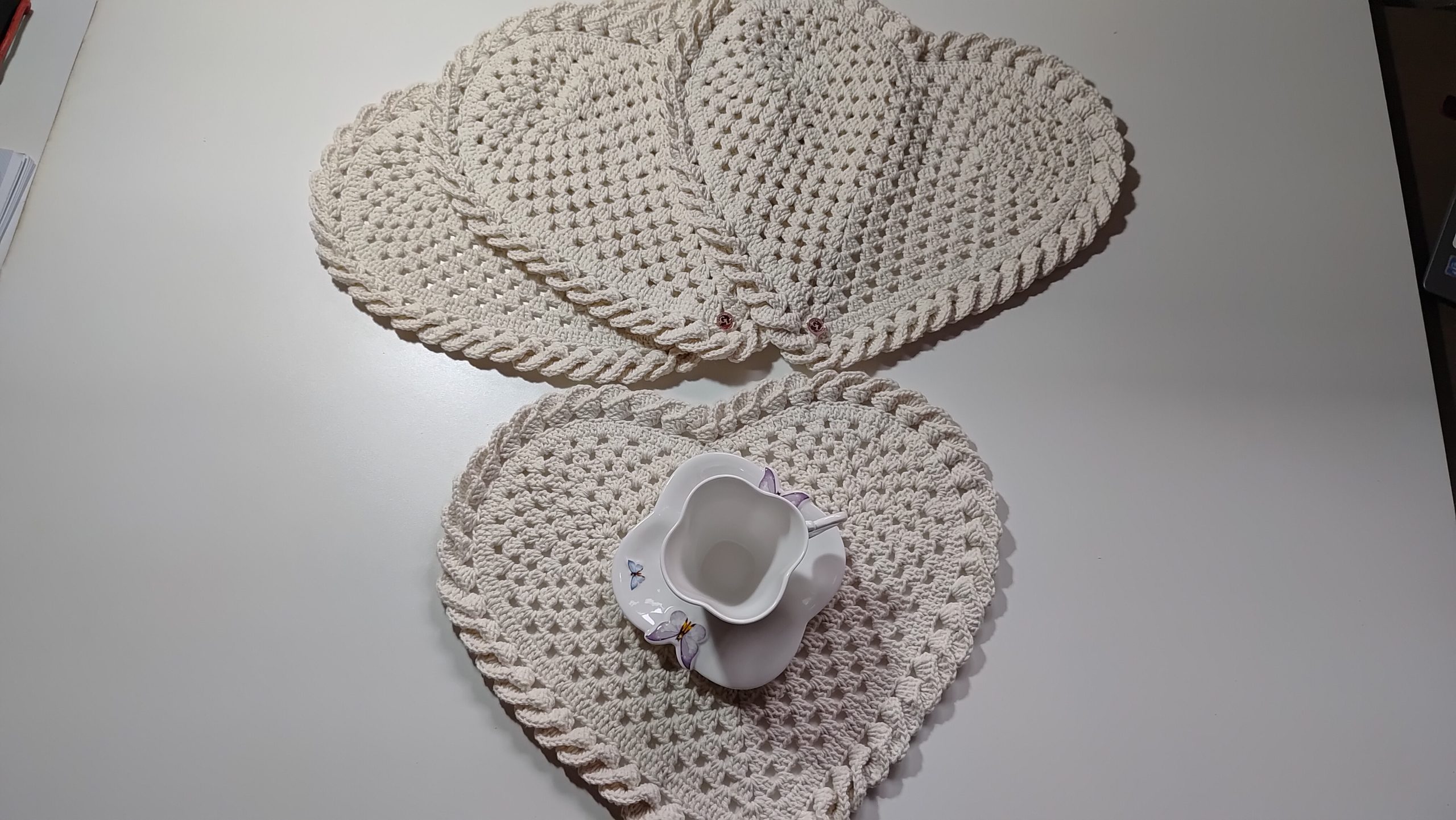 Conjunto mesa posta coração - Imagem 7