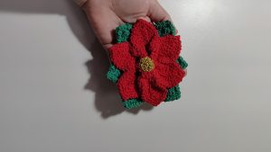 Porta guardanapos Flor de Natal